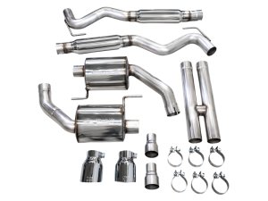 Ford Mustang Performance Exhaust - AWE Tuning - Cat Back, Touring Edition - Chrome Silver - 2024+ Ford Mustang Performance Exhaust - AWE Tuning - Cat Back, Touring Edition - Chrome Silver - 2024+